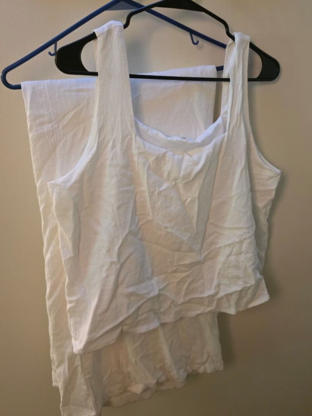 NWOT Summer White Linen Pant Set